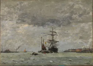 Eingang zum Hafen, 1890. Ersteller: Henry Ward Ranger