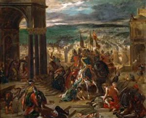 Der Einzug der Kreuzfahrer in Konstantinopel. Künstler: Delacroix, Eugene (1798-1863)