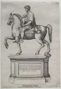 Marcus Aurelius Statue Drucke: Equestrian Statue of Marcus Aurelius