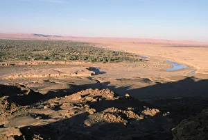 Africa Desert Landscape Drucke: Erfoud, eastern Morocco