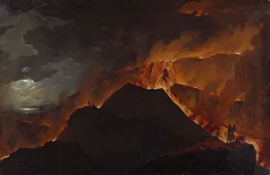 Naples Landscape Photography Drucke: The Eruption of Mount Vesuvius