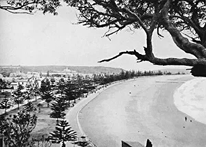 Coastal Scenery Australia Drucke: The Espanade, Manly Beach, c1900. Creator: Unknown