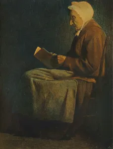 Old Woman Portrait Drucke: From an etching in colours. By Mortimer Menpes