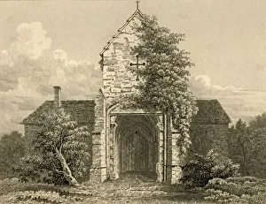 British Building Exterior Drucke: Ewhurst Gateway, 1835. Creator: Unknown