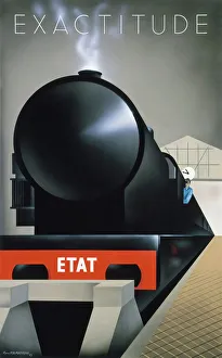 Drucke von Genauigkeit, 1929 (nach) Umfassen Sie die Eleganz: Art Deco Poster Art Collection: Genauigkeit, 1929 (nach). Ersteller: Pierre Fix-Masseau