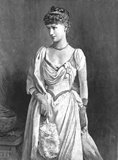 Seine/Erwachsene Exzellenz Gräfin von Zetland, 1890. Schöpferin unbekannt