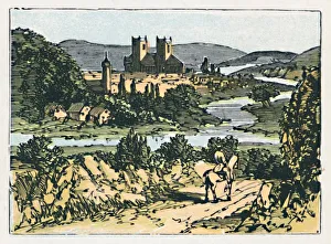 Devon Landscape Drucke: Exeter, c1910