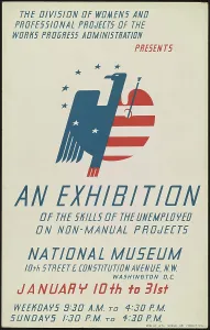 WPA Federal Art Project Drucke: An Exhibition, [193-]. Creator: Unknown