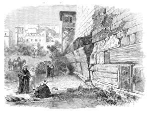 Die Erkundungen in Jerusalem: Robinsons Bogen, Haram Mauer, 1869. Ersteller: Unbekannt.