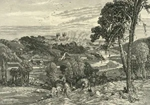 Cassell And Company Prints Drucke: Exter, from Exwick Fields, 1898. Creator: Unknown