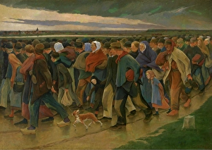 Post Impressionism Artwork Drucke: Last Eyesight, 1896. Creator: Eugene Laermans