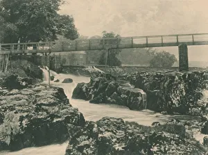 English Country Landscapes Drucke: Falls of the Wharfe, 1902