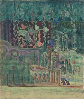 Allegory Fine Art Images Drucke: Fantasy, 1908. Creator: Ciurlionis, Mikalojus Konstantinas (1875-1911)