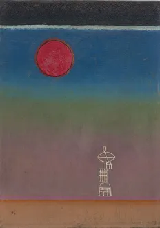 Drucke von Weit entfernt, 1930. In der Sammlung des Solomon R. Guggenheim Foundations in New York gefunden Abstrakte Kunst Drucke: Weite Entfernung, 1930