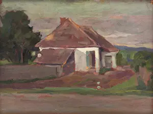 Art Centre Heritage Images Drucke: Farm, c1910. Creator: Eduard Putra