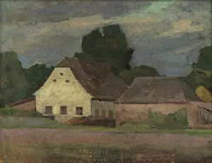 Farmhouse In Europe Drucke: Farm, c1910. Creator: Eduard Putra