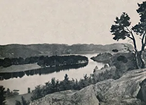 Elevated Views Of Europe Drucke: Farris, Larvik, 1914. Creator: Unknown
