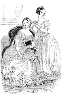 Mode der 1843. Künstler: Unbekannt.