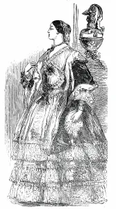 Victorian Era Apparel Drucke: Fashions for May, 1850. Creator: Unknown