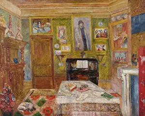 Belgian Interior Design Drucke: My Favorite Room, 1892. Creator: Ensor, James (1860-1949)