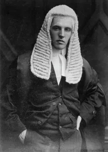 F.E.Smith, Staatsanwalt-General, zwischen 1910 und 1915. Ersteller: Bain News Service