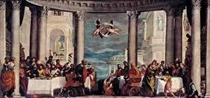 Fest im Hause des Simons den Pharisäer, 1570. Künstler: Veroneser, Paolo (1528-1588)