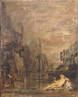 Drucke von Fée der Wasserschlangen, gefunden im Museum von Gustav Moreau Gustave Moreau Drucke: Fée der Wasser