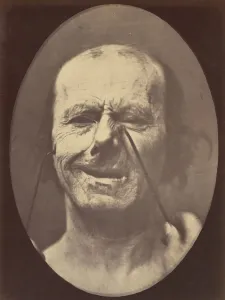 Black And White Photography Heritage Drucke: Figure 53: Whimpering and false laughter, 1854-56, printed 1862