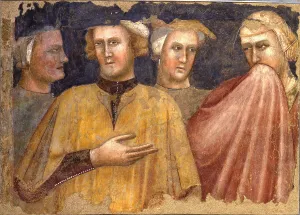 Bolognese School Art Drucke: Four figures