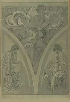 Vienna Secession Style Drucke: Figures décoratives, 1902. Creator: Mucha, Alfons Marie (1860-1939)