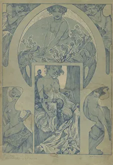 Vienna Secession Style Drucke: Figures décoratives, 1902. Creator: Mucha, Alfons Marie (1860-1939)