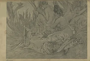 Vienna Secession Style Drucke: Figures décoratives, 1902. Creator: Mucha, Alfons Marie (1860-1939)