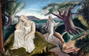 Figuren im Bergland 1938 von Bernard Meninsky