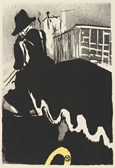 Post Impressionism Artwork Drucke: The Final Outing (from The Old Tales), 1893. 1893. Creator: Henri de Toulouse-Lautrec