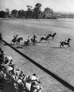 British Sport History Drucke: Final of the Ranelagh Open Cup, Ranelagh, London, 1926-1927