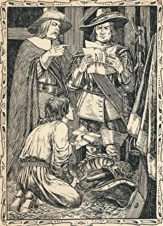 Roman Catholicism In England Drucke: Finding Charles Firsts Correspondence, 1902. Artist: Patten Wilson