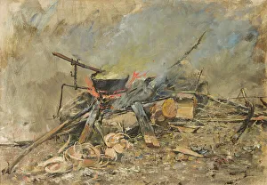 Ein Feuer mit einer Kanne, Studium für die heilige Einfalt, Ersteller: Karl Gustaf Hellqvist
