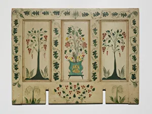 American Heritage Oil Paintings Drucke: Fireboard, c. 1820. Creator: Stimp