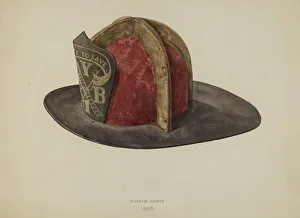 Feuerwehrhut, 1938. Erfinder: Eugen Bartz