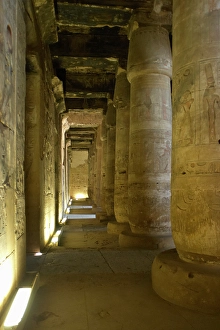 Temple Of Seti I Abydos Drucke: First hypostyle Hall, Temple of Seti I