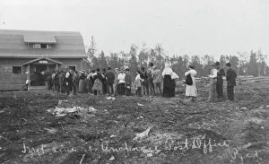 Erste Linie im Anschluss an das Postfach in Anchorage zwischen 1900 und 1930. Schöpfer unbekannt