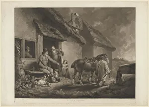 British Rural Scene Drucke: The First of September, Evening, published 1794. Creator: William Ward