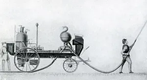 Die erste Dampffeuerwehr, 1830