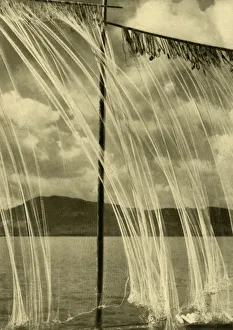 Fischernetze, Attersee, Oberösterreich, c1935. Ersteller: Unbekannt.