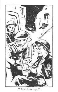 Auxiliary Fire Service Drucke: Fix him up. 1940