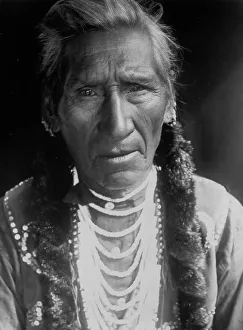 American Indian Heritage Images Drucke: Flathead type, c1910. Creator: Edward Sheriff Curtis