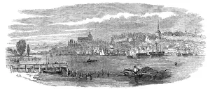 Baltic Sea Drucke: Flensburg, 1854. Creator: Unknown