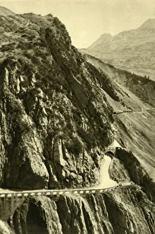 Alpine Landscapes Drucke: The Flexen Pass, Vorarlberg, Austria, c1935. Creator: Unknown