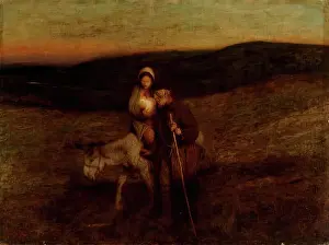 Der Flug, um 1909. Künstler: Edward Stott