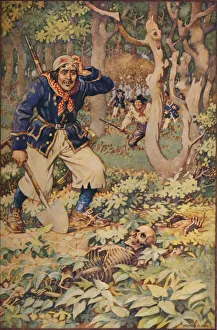 Vintage Book Illustrations Drucke: Flints Pointer, c1910, (1934). Artist: Monro Scott Orr